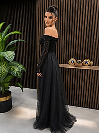 DANTELLİ BALIK MODEL ABİYE